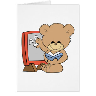 enseñando el lindo diseño de oso de peluche para p