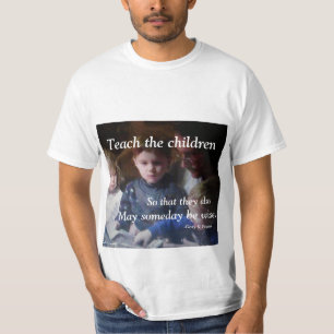 ENSEÑAR A LOS NIÑOS LA CAMISETA DE TELÉFONOS