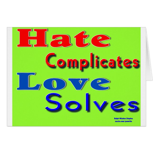 Enseñar amor (Anverso (Horizontal))