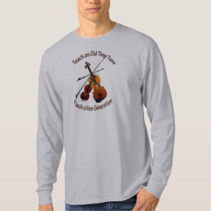 Enseñe a las camisetas de antaño del tono