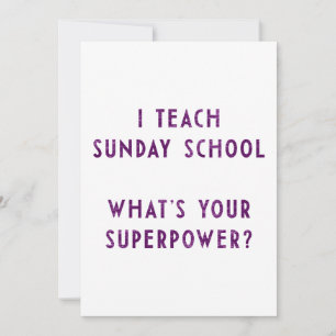 Enseño a la escuela dominical ¿Cuál es tu superpod