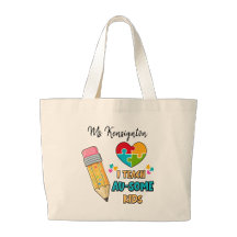 Enseño a niños Au-some Bolsa de mano para maestros