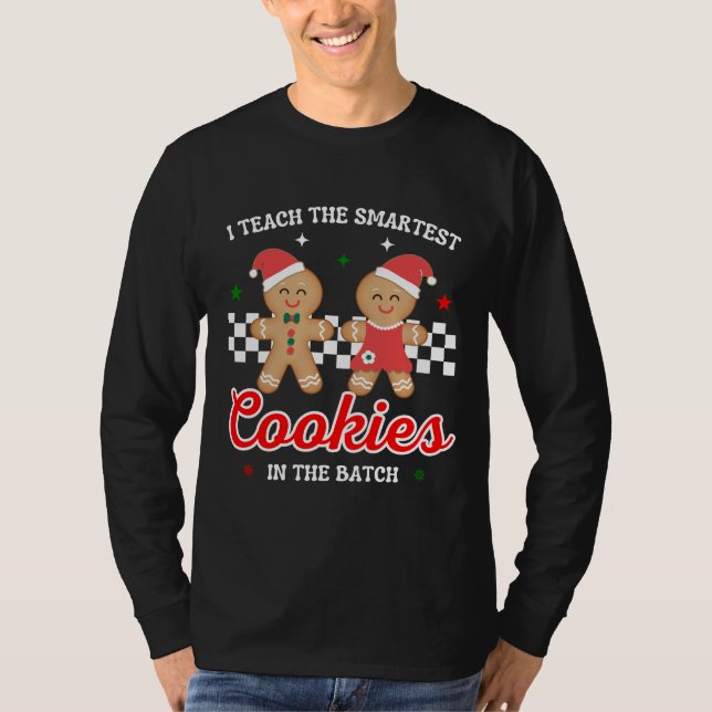 Enseño camiseta de cocina más inteligente, Navidad (Anverso)