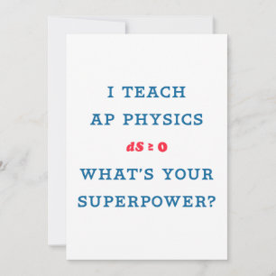 Enseño Física AP ¿Cuál es tu Superpoder