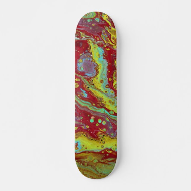 Ensilla 3 Skateboard Psychedélico de Forma Libre (Anverso )