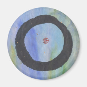 Enso azul del imán de la tranquilidad