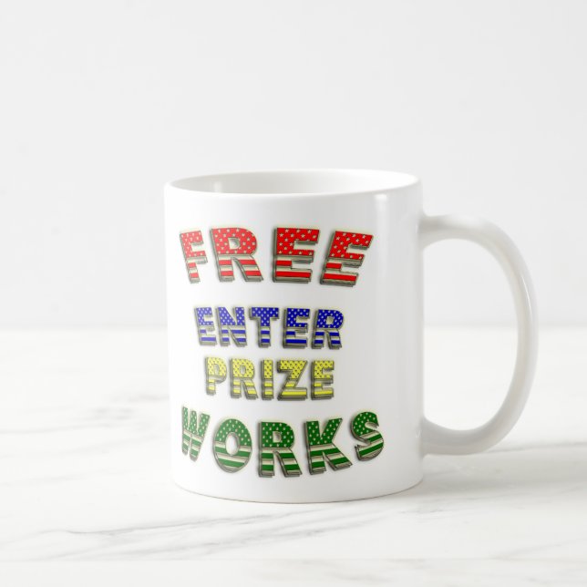 Enterprize libre TRABAJA las tazas (Derecha)
