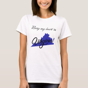 Enterrar mi corazón en camiseta de Virginia