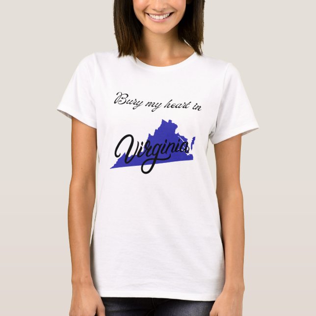 Enterrar mi corazón en camiseta de Virginia (Anverso)