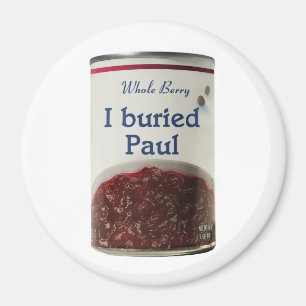 Enterré el imán del refrigerador de Paul