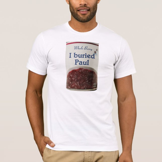 Enterré la camiseta de Paul (Anverso)