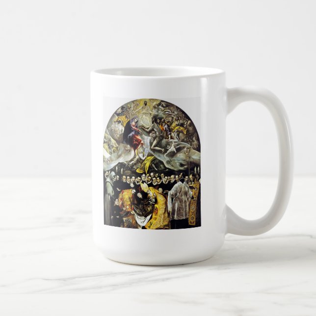 Entierro de El Greco de la cuenta de la taza de (Derecha)
