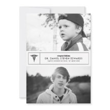 Entonces y ahora 2 Invitación de graduación de fot