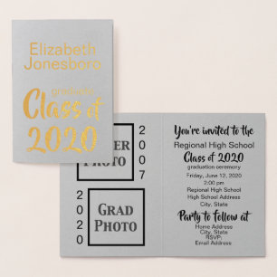 Entonces y ahora Fiesta de Invitación de graduació