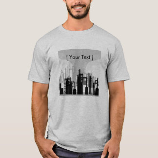 Entorno de refinería de aceite camiseta para hombr