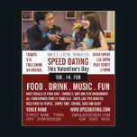 Entorno romántico, publicidad de eventos de citas<br><div class="desc">Entorno romántico,  evento de citas rápidas,  volante publicitario por la tienda de tarjetas de visita.</div>