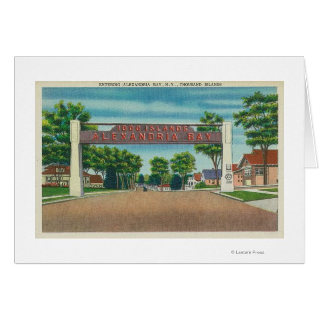 Entrada a Alexandria Bay View (Anverso (Horizontal))