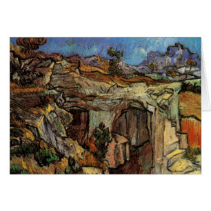 Entrada a la cantera, Saint-Remy por Vincent van G