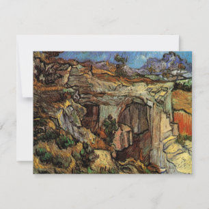 Entrada a la cantera, Saint-Remy por Vincent van G