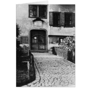 Entrada a la casa de Johann Sebastian Bach