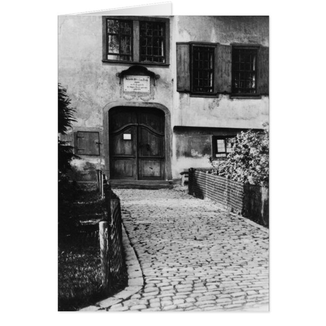 Entrada a la casa de Johann Sebastian Bach (Frente)
