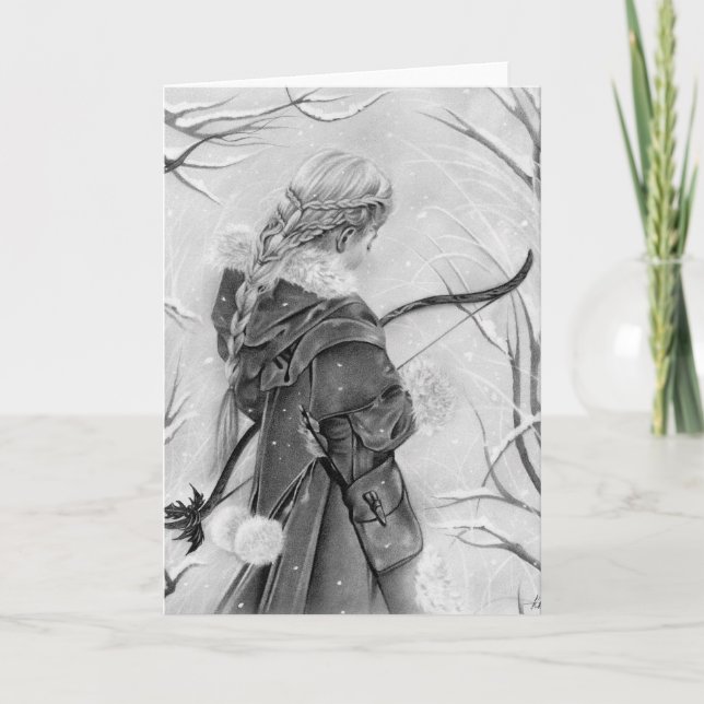 Entrada a la tarjeta del chica del archer del (Anverso)