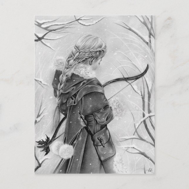 Entrada a la tarjeta del chica del archer del (Anverso)