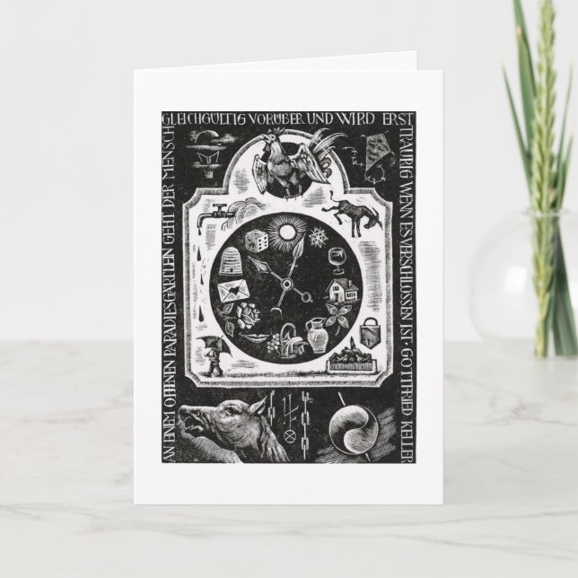 Entrada a la tarjeta del paraíso - cita de (Anverso)