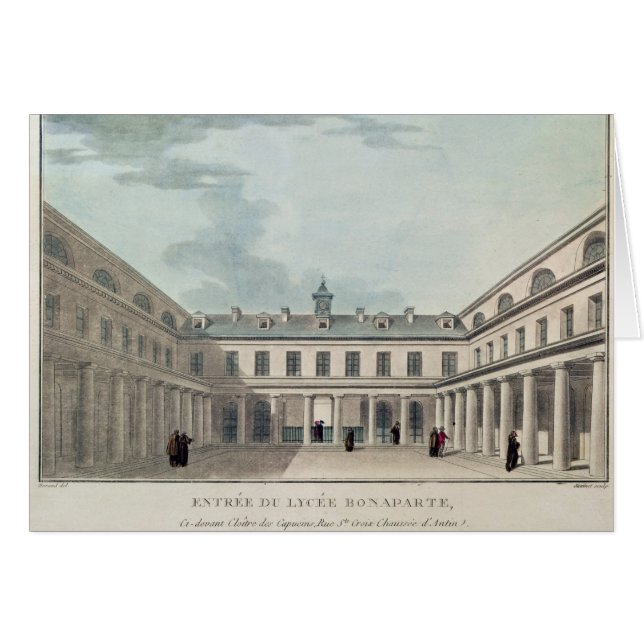 Entrada al licéo Condorcet (Anverso (Horizontal))