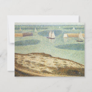 Entrada al puerto por Georges Seurat, arte vintage