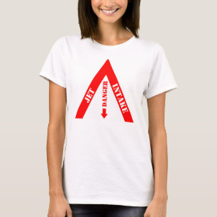 Entrada de chorro - camiseta peligrosa