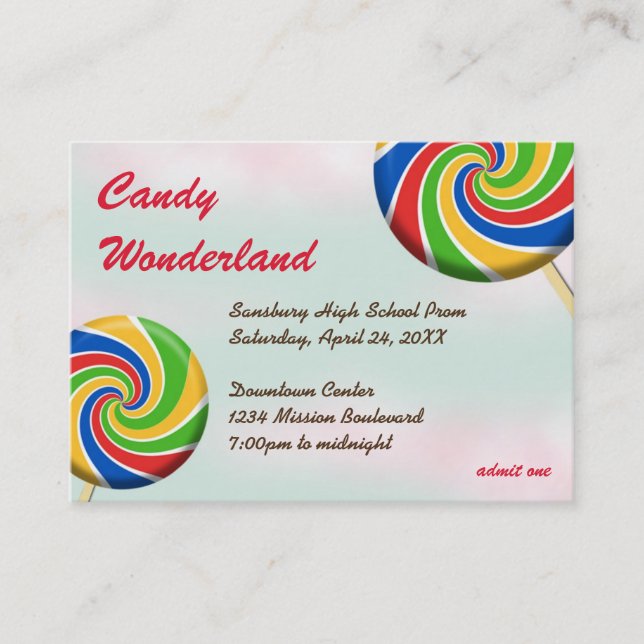 Entrada de entrada del logo del personalizado Cand (Anverso)