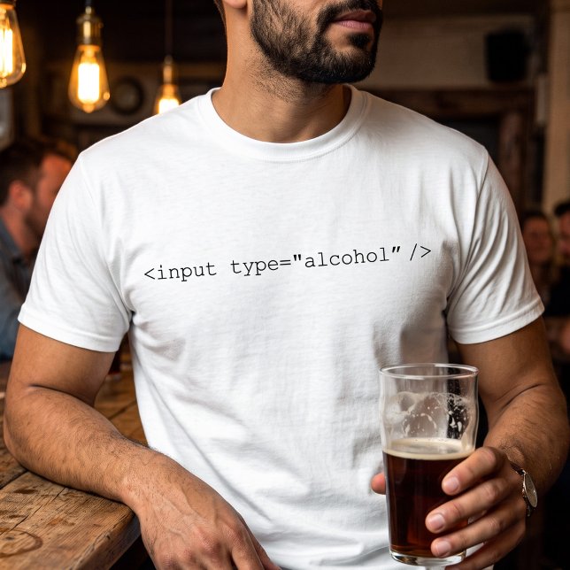 Entrada de HTML Alcohol Divertida Camiseta para De (Subido por el creador)