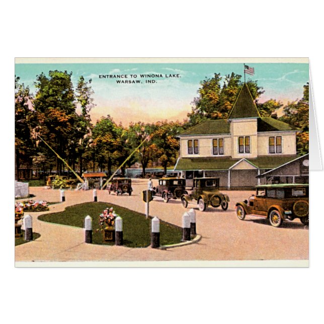 Entrada de Varsovia, Indiana al lago Winona (Anverso (Horizontal))