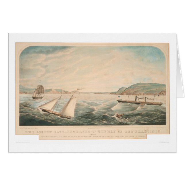 Entrada del Golden Gate a San Francisco (0642A) (Anverso (Horizontal))