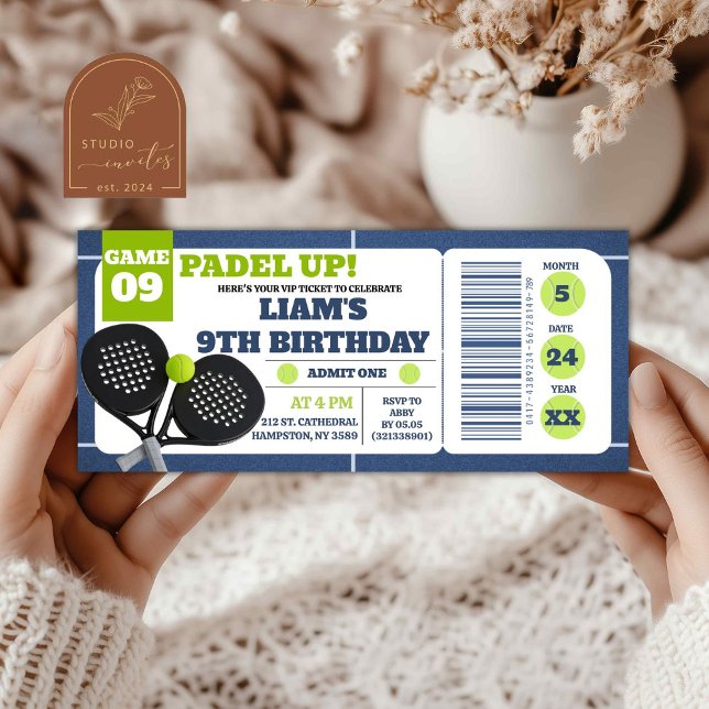 Entrada para cumpleaños de Blue Padel Up Picklebal (Subido por el creador)