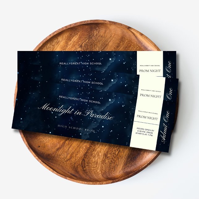 Entrada para el Baile de Gala Nocturno Estrellado, (Subido por el creador)