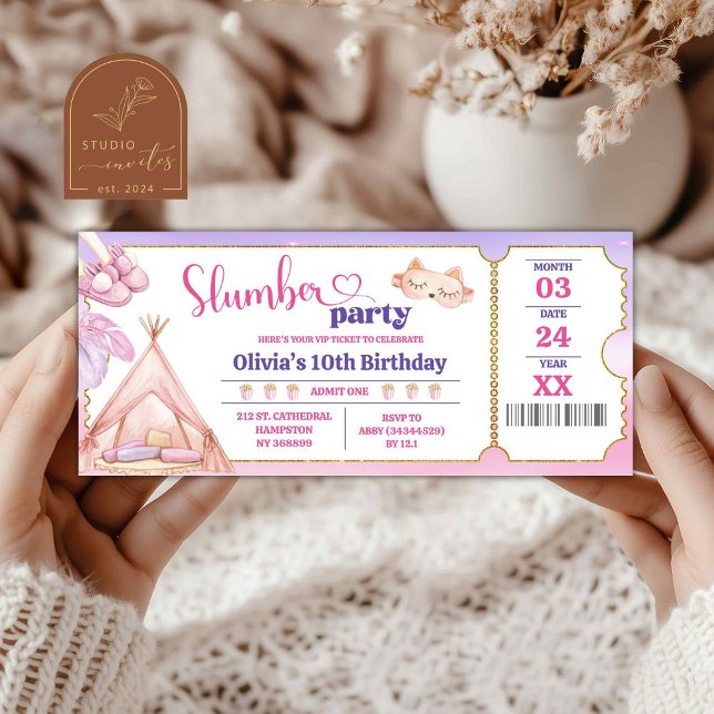 Entrada para fiesta de cumpleaños con pernocta (Subido por el creador)
