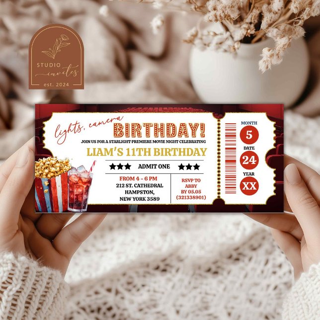 Entrada para Noche de Cine Cumpleaños (Subido por el creador)