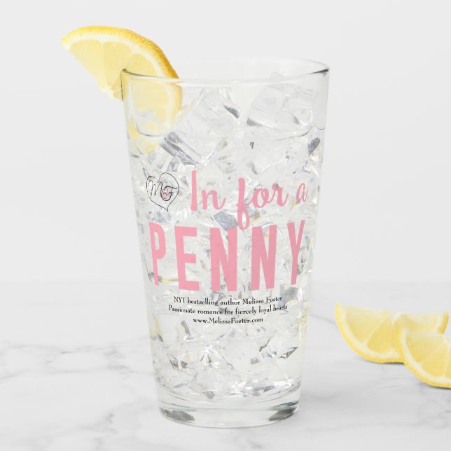 Entrada para un penique de vidrio para beber (Anverso (hielo))