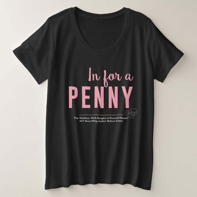 Entrada para una camiseta de Penny hasta 4x (Anverso del diseño)