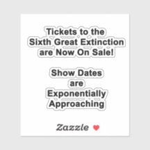 Entradas Al Sexto Gran PEGATINA De Extinción