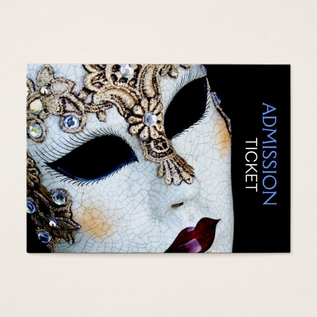 Entradas de admisión de Fiestas de la mascarada Ma (Frente)