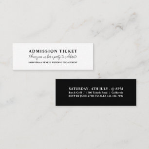 Entradas de admisión simplista y moderna