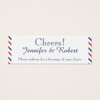 Entradas de bebida Boda Americana Hearts