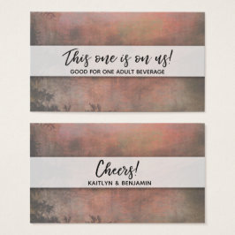 Entradas de bebida rustica para Naranjas con escri