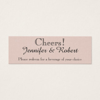 Entradas de bebidas para Bodas de Rubor