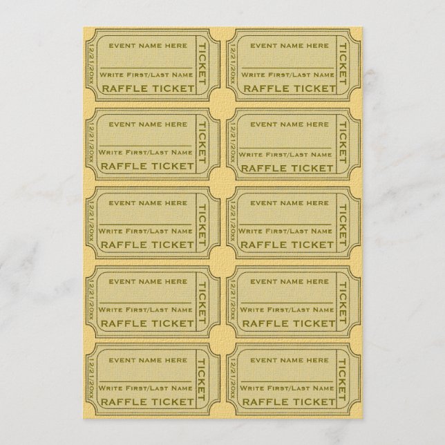 Entradas de gota de oro para invitaciones (Anverso)