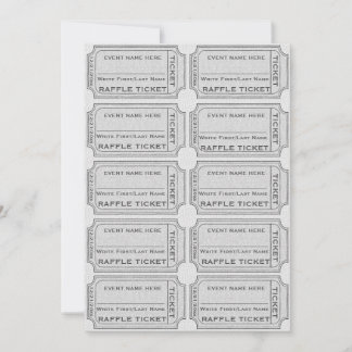 Entradas de gota de plata para invitaciones