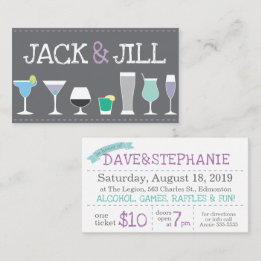 Entradas de Jack y Jill - Bebidas en gris